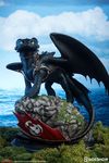 Dragons 2 statue Toothless krokmou Sideshow