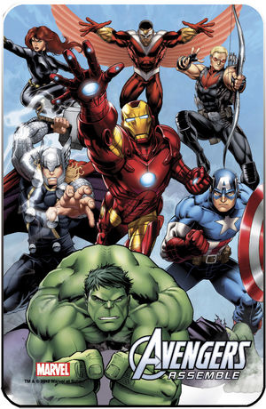 Marvel Comics Steel Covers panneau mtal Avengers 17 x 26 cm