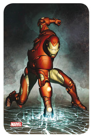 Marvel Comics Steel Covers panneau métal Iron Man 17 x 26 cm