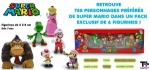 Super Mario Pack De 6 Figurines Nintendo Wave 3