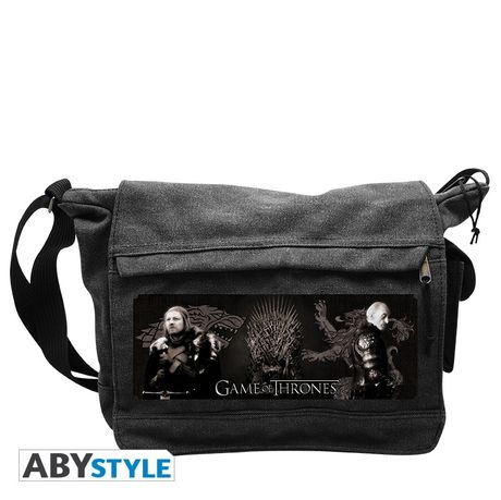 Game Of Thrones Sac Besace Eddard Stark & Tywin Lannister Grand Format Abystyle