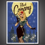 DC Comics Bombshells lithographie Black Canary