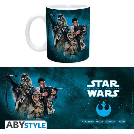 Star Wars Episode 7 mug 320 ml Rey, Finn & Chewie Abystyle