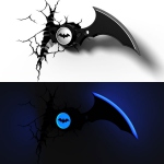 Batman Lampe décorative 3D  Batarang 3D Light FX