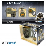 Halo Pack Mug + Porte-Clés + Badges Halo Abystyle